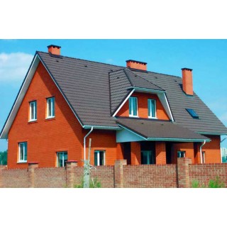 Цементно-песчаная черепица Braas «Дабл S» с покрытием Cisar - 