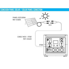 Кабель GENERGY ZERO XT60-MC4 Кабель GENERGY ZERO XT60-MC4