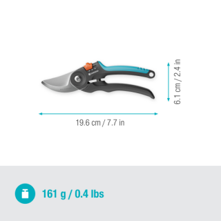 Секатор Gardena PremiumCut flex (S-M), обвідний, 24 мм (аналог 08857) -