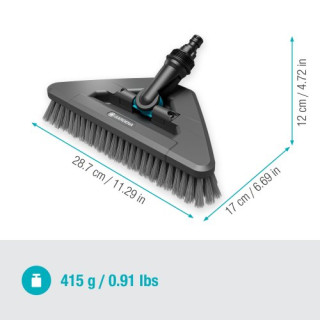 Щітка Gardena Cleansystem Flex м'яка, 13 см -