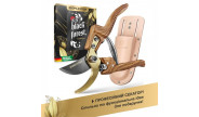 Секатор GRUNTEK PROFI Black Forest Edition обвідний d 18мм, 210мм, в кобурі Секатор GRUNTEK PROFI Black Forest Edition обвідний d 18мм, 210мм, в кобурі