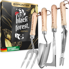 Комплект ручного інструменту GRUNTEK Black Forest Edition з 4-х предметів, нерж. Комплект ручного інструменту GRUNTEK Black Forest Edition з 4-х предметів, нерж.