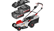 BLM-36-430 SET Газонокосарка ак. безщітковий двигун, 430м, 36В, 40л, (2х4А/г Li-Ion + 2 з/п), STARK