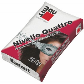 Baumit Nivello Quattro, цементный наливной пол (1-20 мм), 25 кг