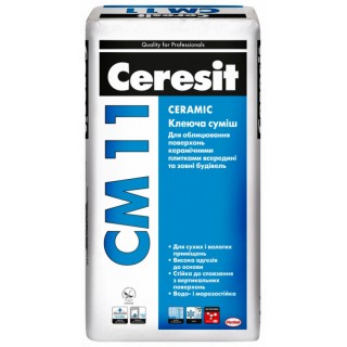 Ceresit CM-11, клей для керамической плитки, 25 кг