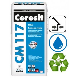 Ceresit CM-117 еластичний клей для підлог з підігрівом, 25 кг