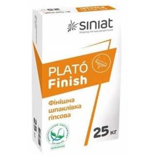 PLATO Finish (Аналог Knauf HP Finish), шпаклівка гіпсова фінішна (до 3 мм), 25 кг