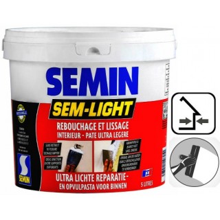 Semin SEM LIGHT, універсальна шпаклівка для тріщин, 5л