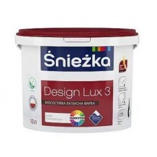 Snieżka DESIGN LUX 3 - матовая краска для интерьеров, 1 л
