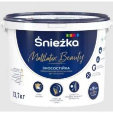 Śnieżka Mattlatex Beauty, Краска латексная, матовая, 1,37 кг