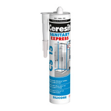 Ceresit CS 15 Sanitary Express, санитарный силикон быстрого действия, 280 мл