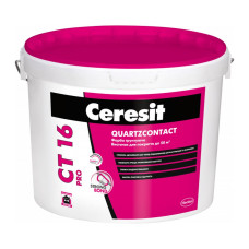 Ceresit CT 16 Pro, ґрунт-фарба під декоративні штукатурки, 10 л Ceresit CT 16 Pro, ґрунт-фарба під декоративні штукатурки, 10 л