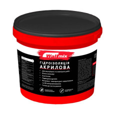 Wallmix Гидроизоляционная акриловая смесь, 3 л (4,2 кг) Wallmix Гидроизоляционная акриловая смесь, 3 л (4,2 кг)
