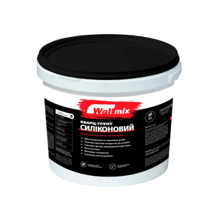 Wallmix Кварц-грунт силиконовый, адгезионная грунтовка, 1 л (1,5 кг)