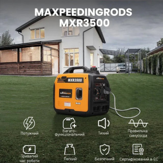 Генератор інверторний бензиновий Maxpeedingrods MXR3500 3,3 кВт -