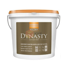 Колорит Dynasty, база А, інтер'єрна латексна фарба, 9 л Колорит Dynasty, база А, інтер'єрна латексна фарба, 9 л