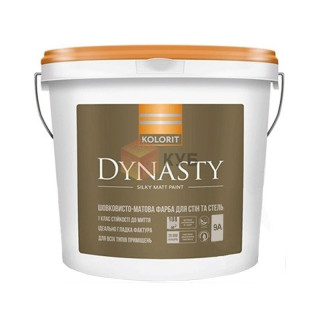 Колорит Dynasty, база А, інтер'єрна латексна фарба, 9 л