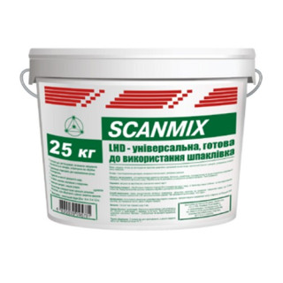 Scanmix LHD, готова фінішна шпаклівка, 25 кг