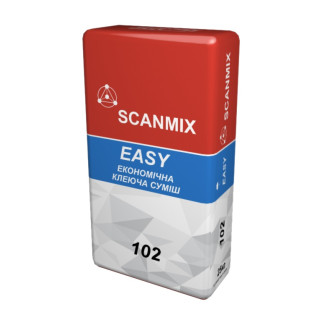 Scanmix 102 Easy, клей для плитки, 25 кг