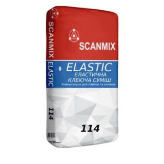 Scanmix 114 Elastik, еластичний клей для плитки, 25 кг