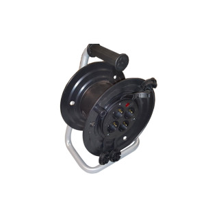 BM9-3103-0000 Котушка переносна, 50м (3x1,5 ПВС) с розетками 1*16А-4шт, IP44