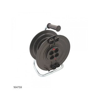 BM9-3104-0000 Котушка переносна, 50м (3х1,5 ПВС) з розетками з запобіжником 1*16А-4шт, IP44