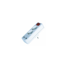 Двійник + 2 USB з вимикачем FAR (F08) Двійник + 2 USB з вимикачем FAR (F08)