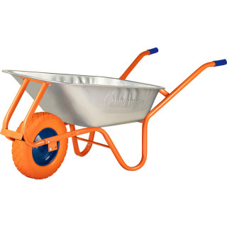 Тачка строительная одноколесная BLUETOOLS Formula 1 Standard 90 л, 180 кг, полиуретановое колесо (220-4012) - 