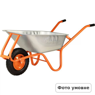 Тачка садова одноколісна BLUETOOLS WRC Basic Light 80 л, 120 кг, пневмоколесо