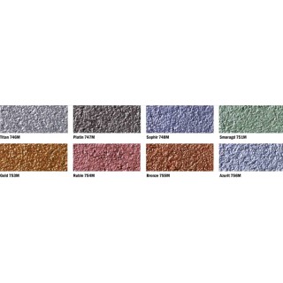 Baumit ArtLine Metallic, 15 кг - фасадна фарба дисперсійна 8 кольорів з ефектом "металік" - 