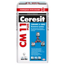 Ceresit СМ-11 Plus, усиленный клей для плитки, 25 кг