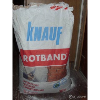 Knauf Rotband штукатурка гипсовая универсальная (5-50 мм), 30 кг - 