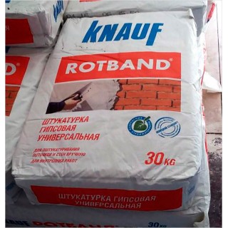 Knauf Rotband штукатурка гипсовая универсальная (5-50 мм), 30 кг - 
