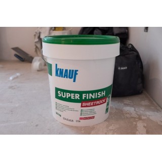 Knauf SuperFinish SHEETROCK, готовая универсальная шпаклевка (1-3мм), 28 кг - 