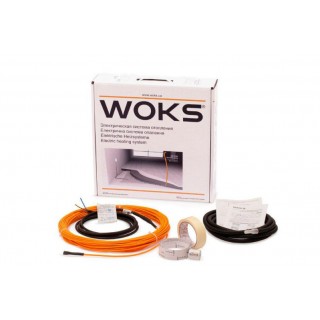 Woks 17 двожильний нагрівальний кабель (мощн. 16,5 Вт/м.п.)