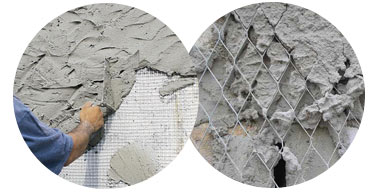Полимерная и металлическая штукатурные сетки используются для укрепления слоя отделки и предотвращения образования трещин и отслоений