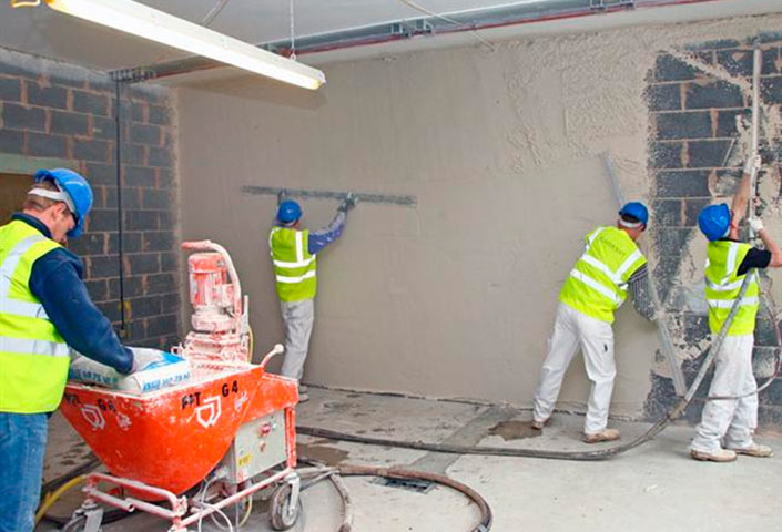 Knauf МП – 75 является и стартовой и финишной штукатуркой