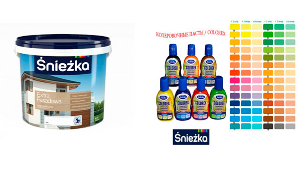Покраска штукатурки Sniezka